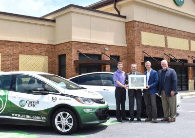 Commissioner Echols Presents Carroll EMC with Sustainability Award